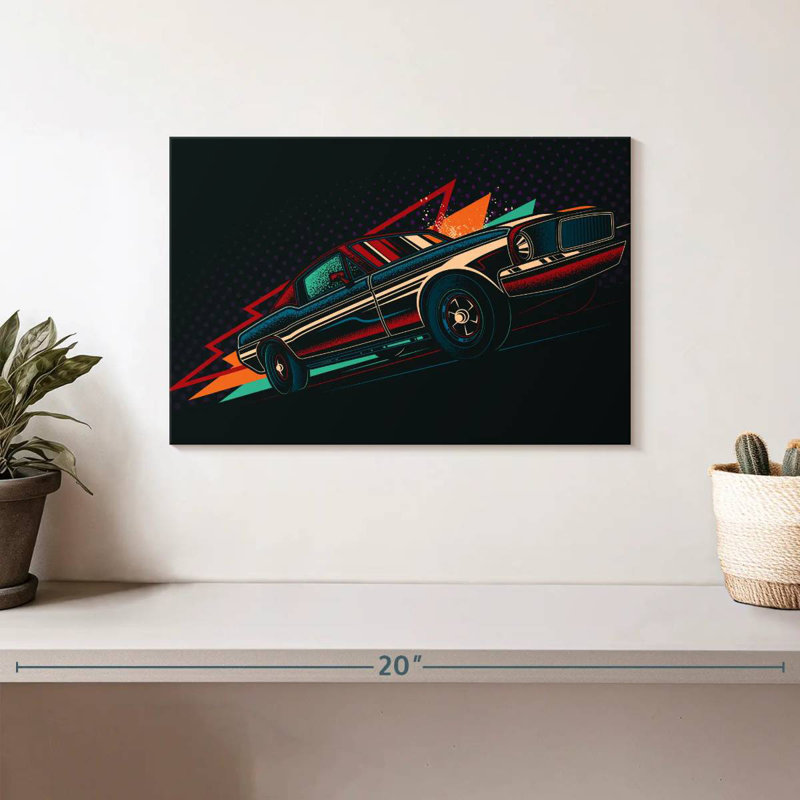 Mehar Retro Style Car, 8" H x 12" W