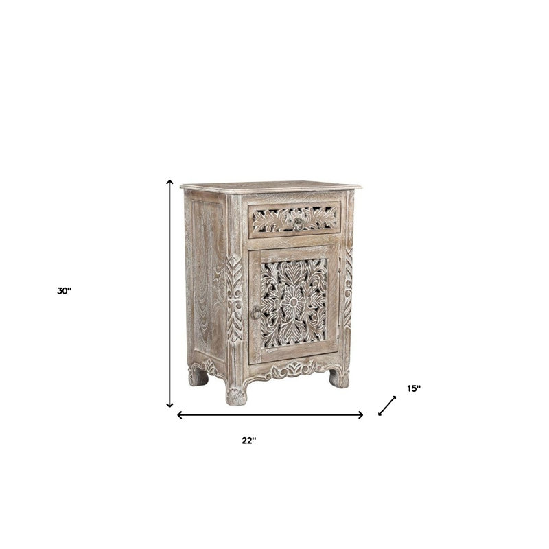 Table de chevet 30 tiroirs 30 po