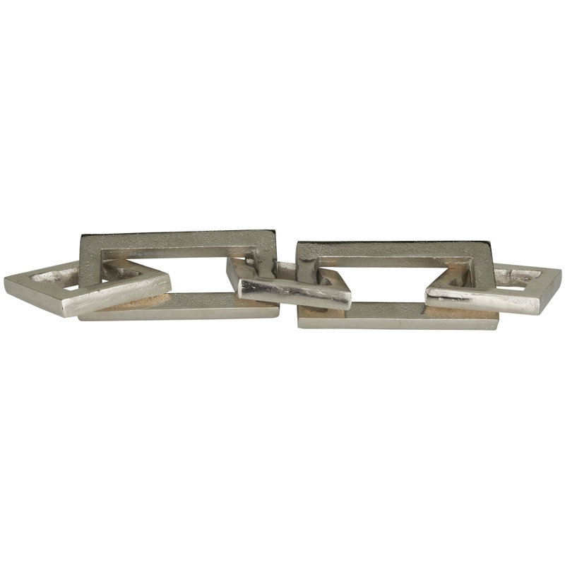 Sculpture moderne en chaîne, Argent