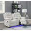 2 Piece Faux Leather Reclining Living Room Set-1545667349-1545667354