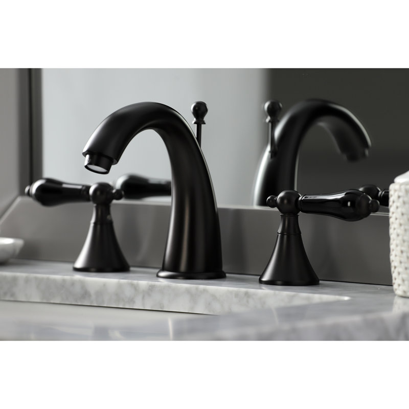 Robinet de salle de bain espacé avec ensemble de drain Duchess, Bronze huilé
