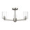 3 - Light Semi Flush Mount