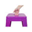 Tabourets de bar en métal mauve sans dossier de 2, hauteur de comptoir de 30 pouces, rouille, structure, pour tabourets de hauteur de salle à manger, assemblage, espace, grand