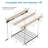 Monieke 4x4 Ft Ceiling Garage Storage Rack with Height Lifting