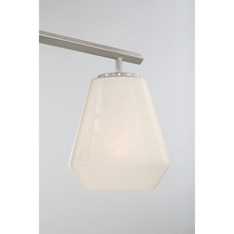 Meuble-lavabo 3 lumières 22,75 po Siena, H 8,25 po x l 22,75 po x P 6,75 po, Nickel, Trois lumières