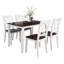Ensemble de table de salle à manger 5 pièces pour salle à manger en bois TopMAX - espresso + blanc (ancien SKU: SP000088AAK)