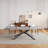Louida 9 - Piece 110.24" Extendable Sintered Stone Dining Table with 8 Fabric Chairs Dining Set-2122977384-2122977381