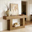 Table de bout à 2 niveaux, table de vestibule, table console