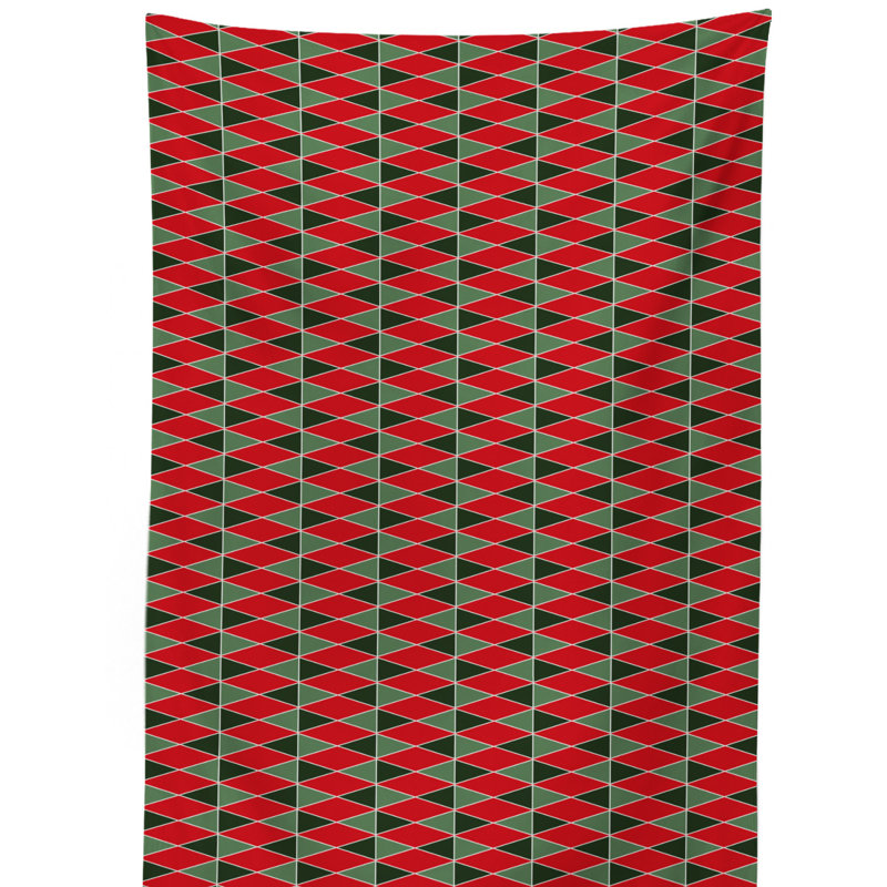 Geometric Tablecloth, 84" L x 60" W