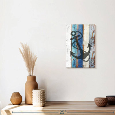 Wooden Nautical Canvas Print