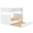 Esmael Full over Full Solid Wood Standard Bunk and Configurations Bed with Trundle by Harriet Bee