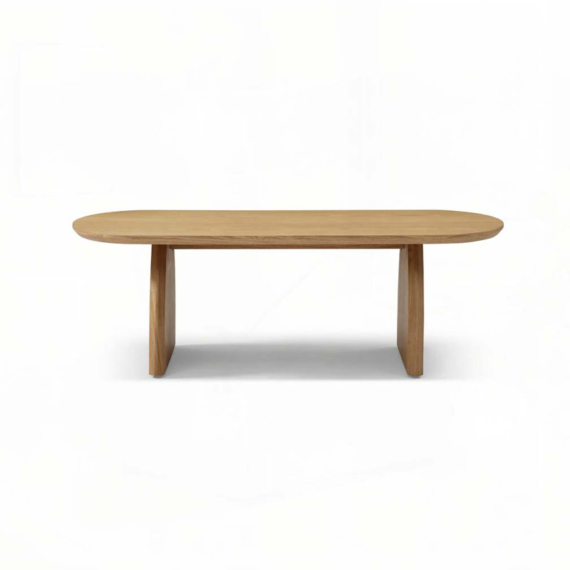 Oval-Shaped Coffee Table, Wood