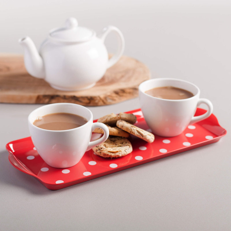 Melamine Sandwich Serving Tray, Red