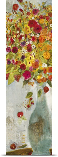 Exubérance I - impression, H 36 po x l 12 po x P 1,25 po, Toile