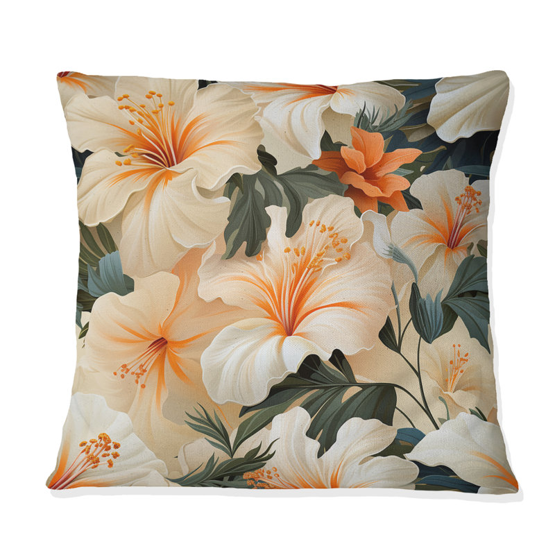 Coussin Papaya Dreams, H 16 po x l 16 po