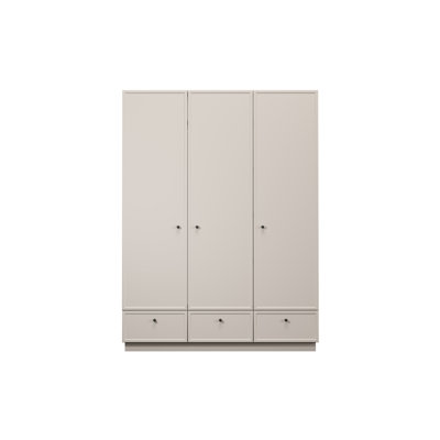Bagga 3 Door Manufactured Wood Wardrobe