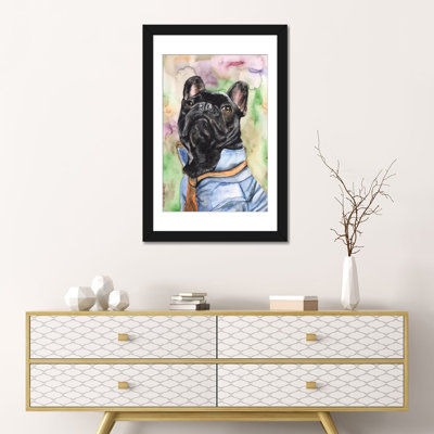 « original french bouledogue », reproduction sur toile