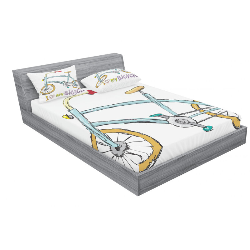 Microfiber Sheet Set, Full Sheet Set with Fitted Sheet