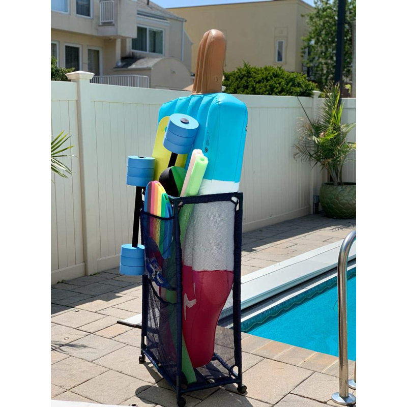 Panier de rangement pour nouilles Rolling Pool, Bleu