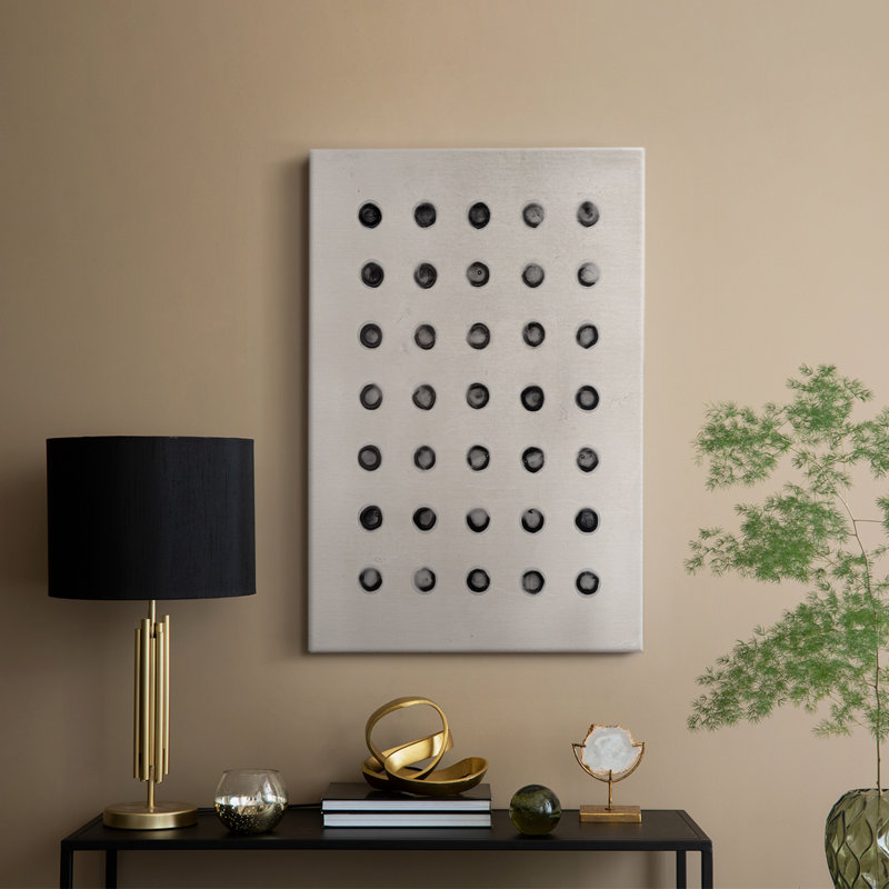 Pointillé texturé I -Galerie enveloppée Cavas, H 36 po x l 24 po