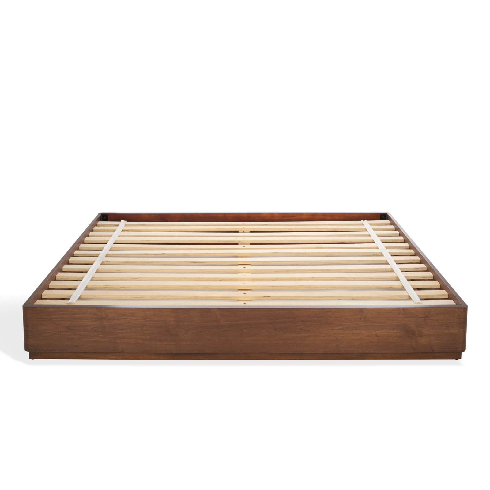 Arland Decarla Wood Bed Frame, Walnut, King