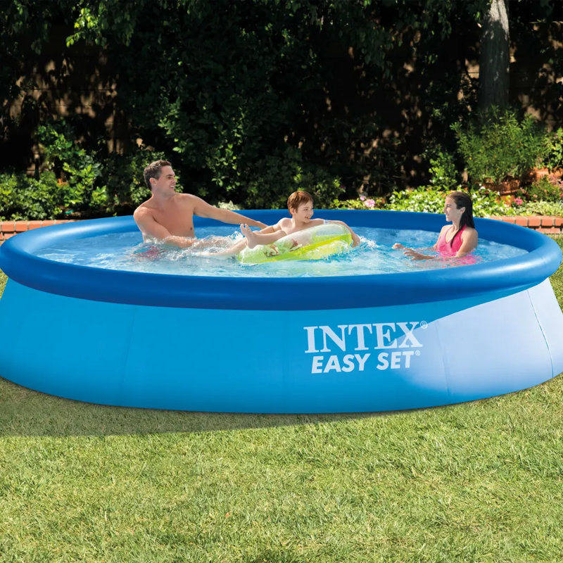 Intex Swimming Pool Easy Set, 76cm H x 366cm W x 366cm D