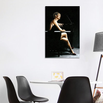 Exquisite Reflection 1 Piece Wall Art on Canvas