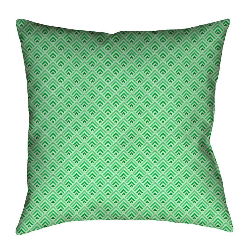 Housse de coussin Katelyn Elizabeth, 14 po x 14 po, Vert, Polyester