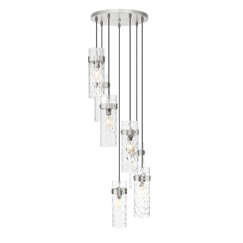 Magruder 7 Light Chandelier in Brushed Nickel, Brushed Nickel
