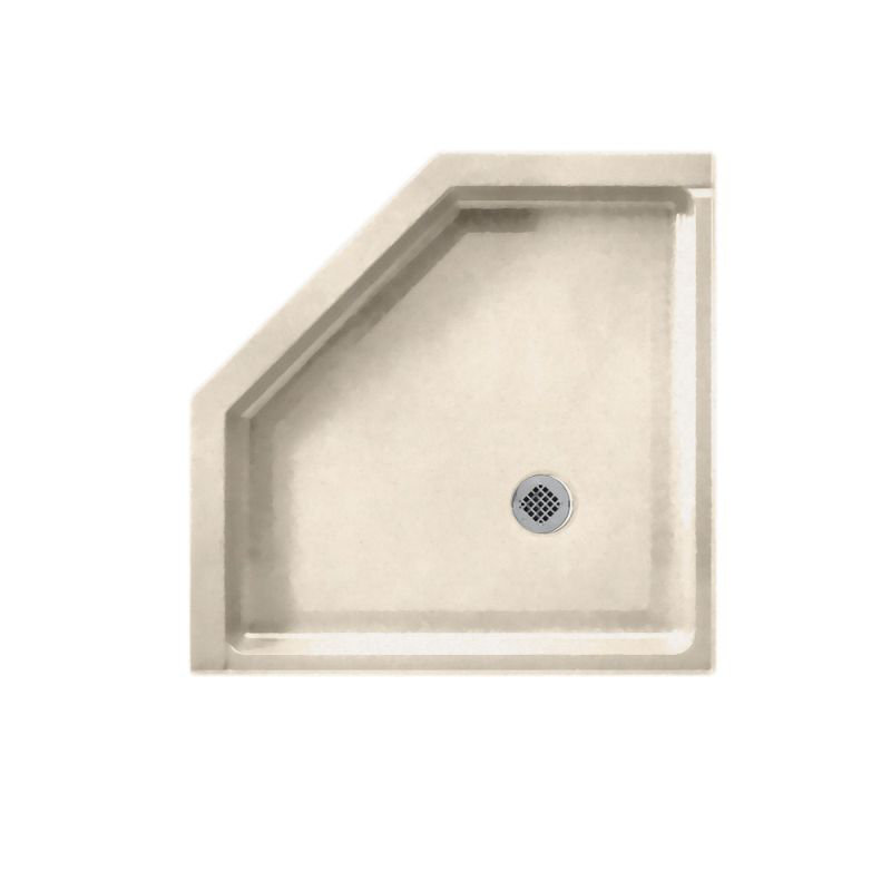 38'' W 38'' D Neo-Angle Triple Shower Base, Tahiti Sand