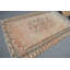Tapis turc rétro à motif floral Oushak fait à la main pour le salon et la chambre à coucher