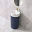 Ensemble de meuble-lavabo simple 16 po avec surface solide 16 po-1403267766