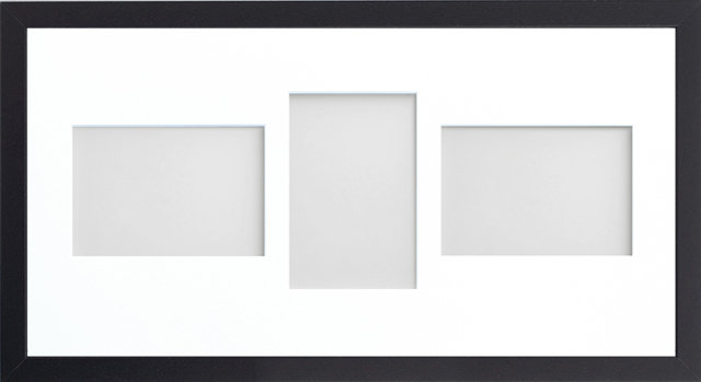 Alaoui Matte Picture Frame with Mat, White, 7cm x 5cm