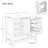36" Bathroom Vanity with Sink Combo, One Cabinet and Three Drawers-475304606