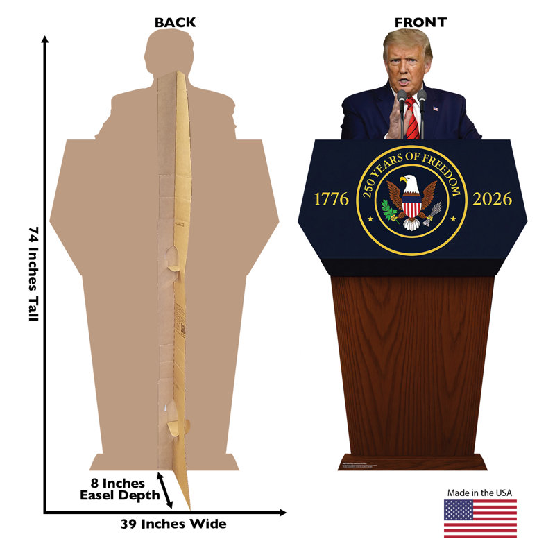 Podium du président Trump 250th Anniversary