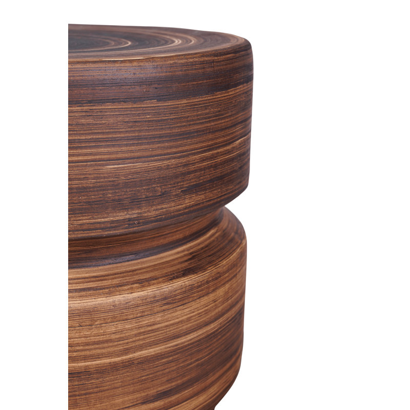 Balance Garden Stool, Natural Brush Matte