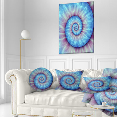 Coussin décoratif à motif fibonacci