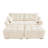 Ergonomic Two-Seater Sofa Sectional Sofa with 2 Ottomans-67943350