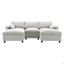 Canapé modulaire 86,5 po Chenille-1117419945