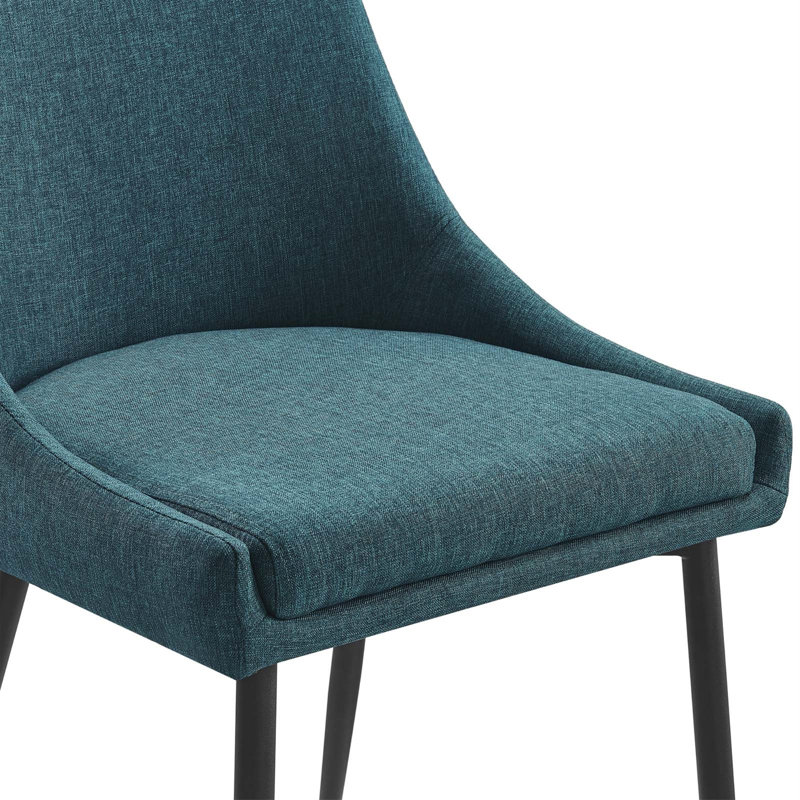 Carson Carrington Lagersberg Upholstered Fabric Dining Chairs, Emerald