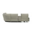 Canapé modulaire en cuir fleur Jayke