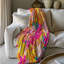 Bright Leaf Motifs - Couverture sherpa de qualité supérieure 1 pièce-100733453