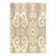 Ikat Area Rug in Gray