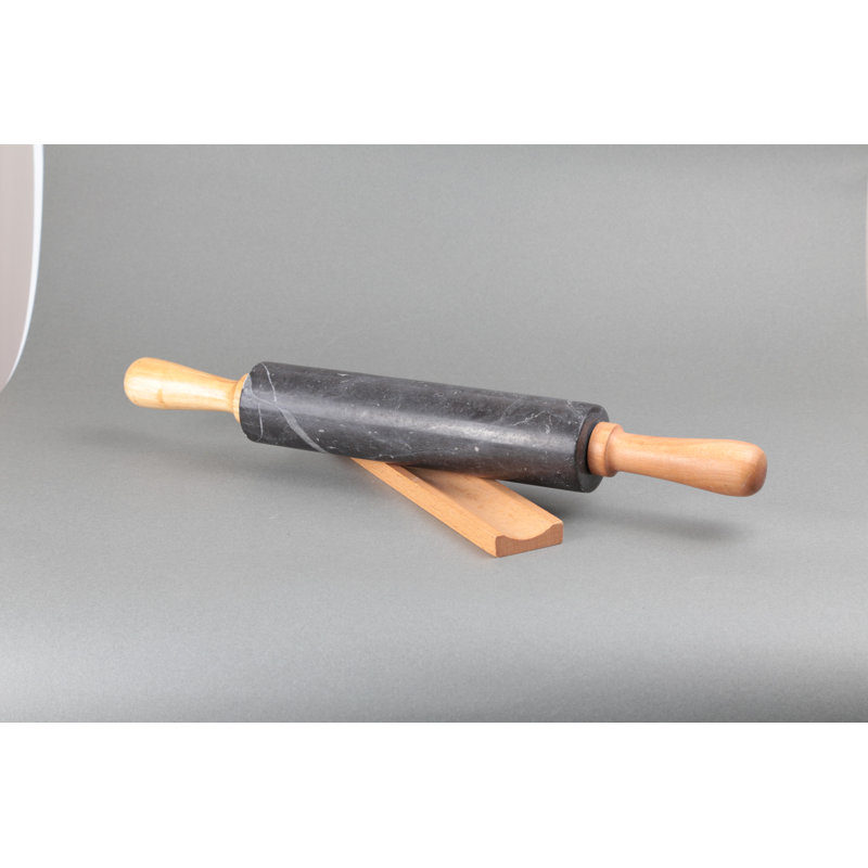 Charlton Home Paradis Deluxe Rolling Pin in Charcoal