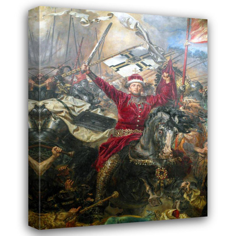 Bataille de Grunwald (détail), H 48 po x l 36 po