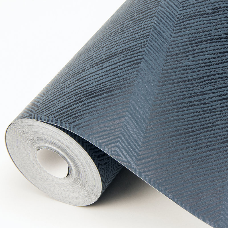 Rouleau de papier peint L 33 pi x l 20,5 po Aspen, Indigo
