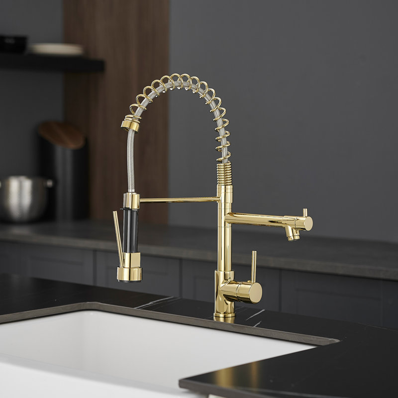 Topcraft Single-Handle Single-Hole Kitchen Faucet