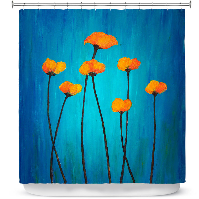 Lococo Floral Shower Curtain