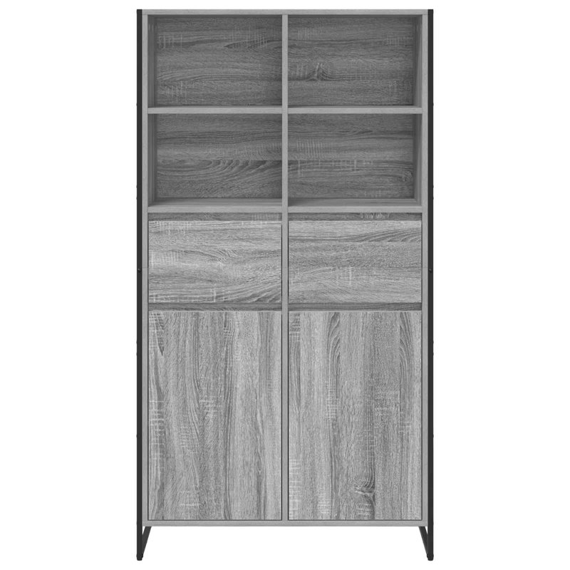 81cm Sideboard, Grey Sonoma