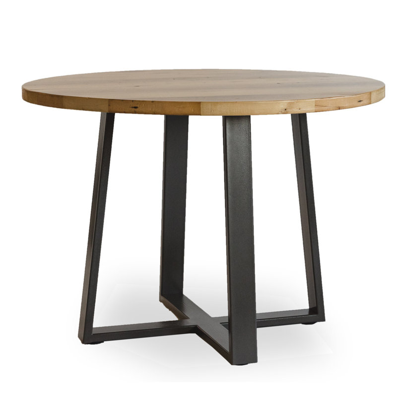 Table de salle à manger fir Damico, H 30 po x L 42 po x l 42 po, Antique